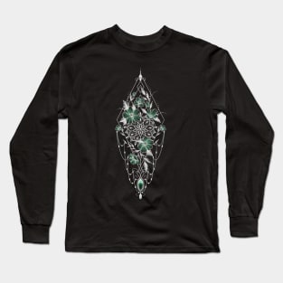 Geometric flower mandala Long Sleeve T-Shirt